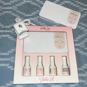 Kiara Sky Gelly Tip Soak Off starter kit.
